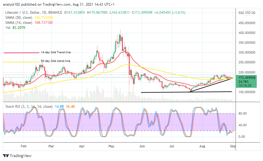 Litecoin (LTC/USD) Trade Valuation Moves in $200 and $150