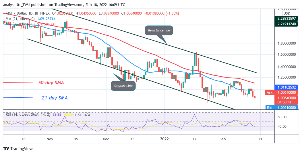 Cardano (ADA) Loses Crucial Support, May Reach the Low of $0.80