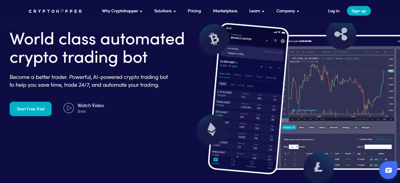 CryptoHopper - Best Crypto Trading Bots