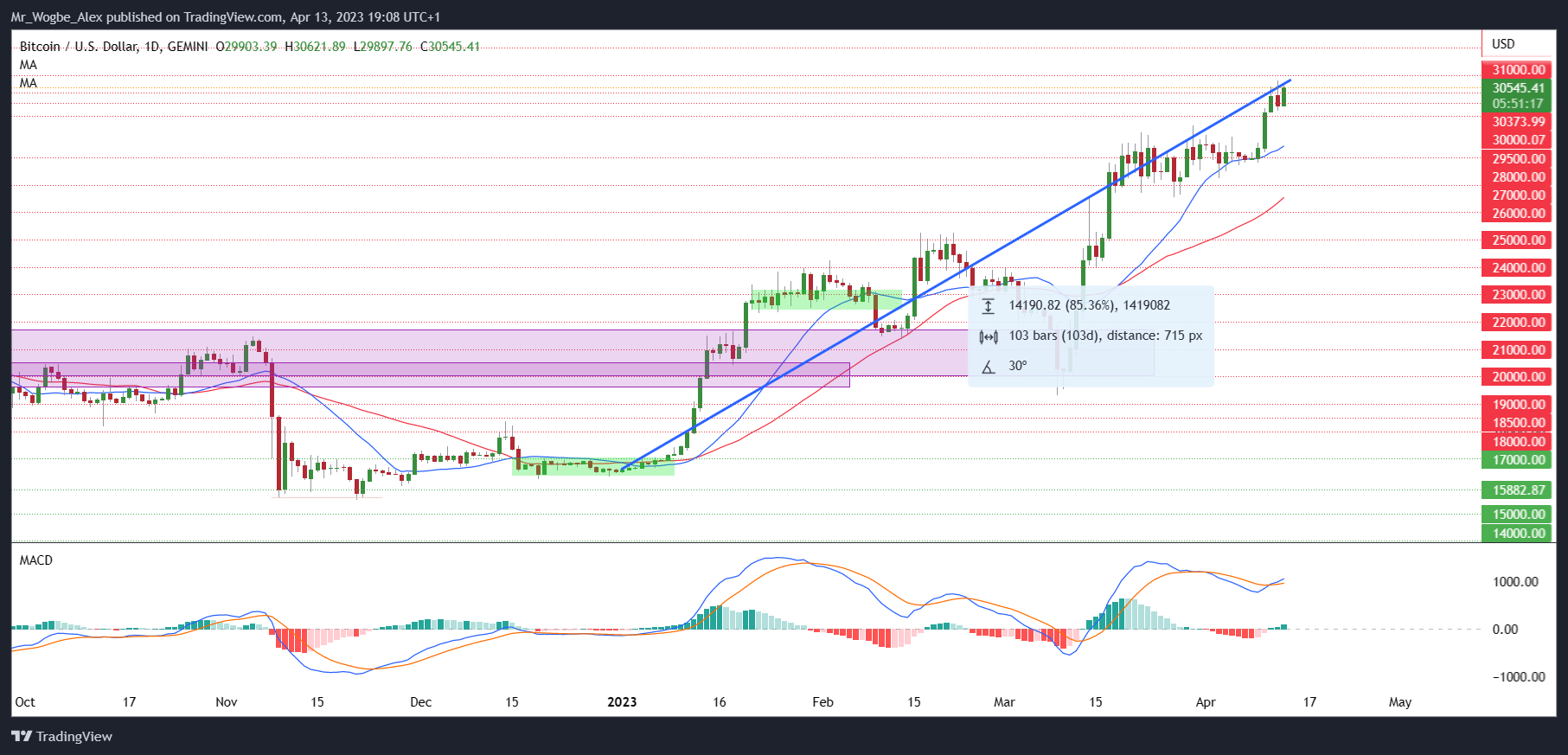 Bitcoin Price Surges Past $30,000: Bank of America Predicts More Growth to Come