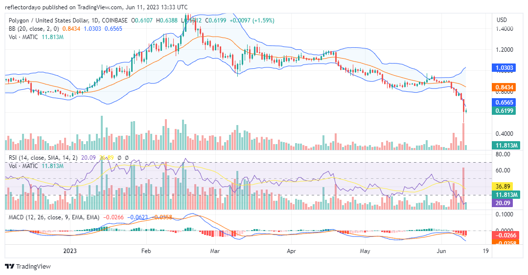 Polygon (MATIC/USD) Recovers From Below the Year’s Low Price Level