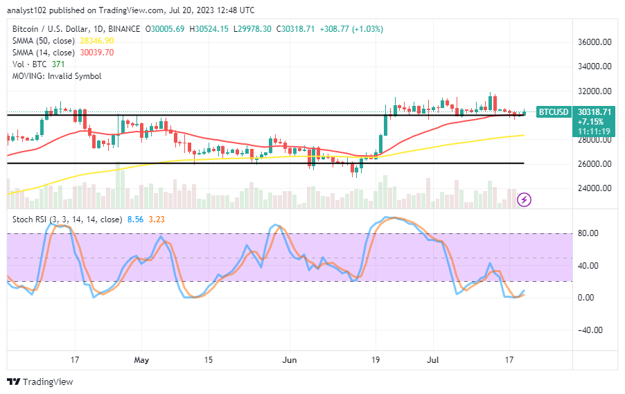 Bitcoin (BTC/USD) Trade Is Holding a Base at $30,000, Garnering a Catalyst