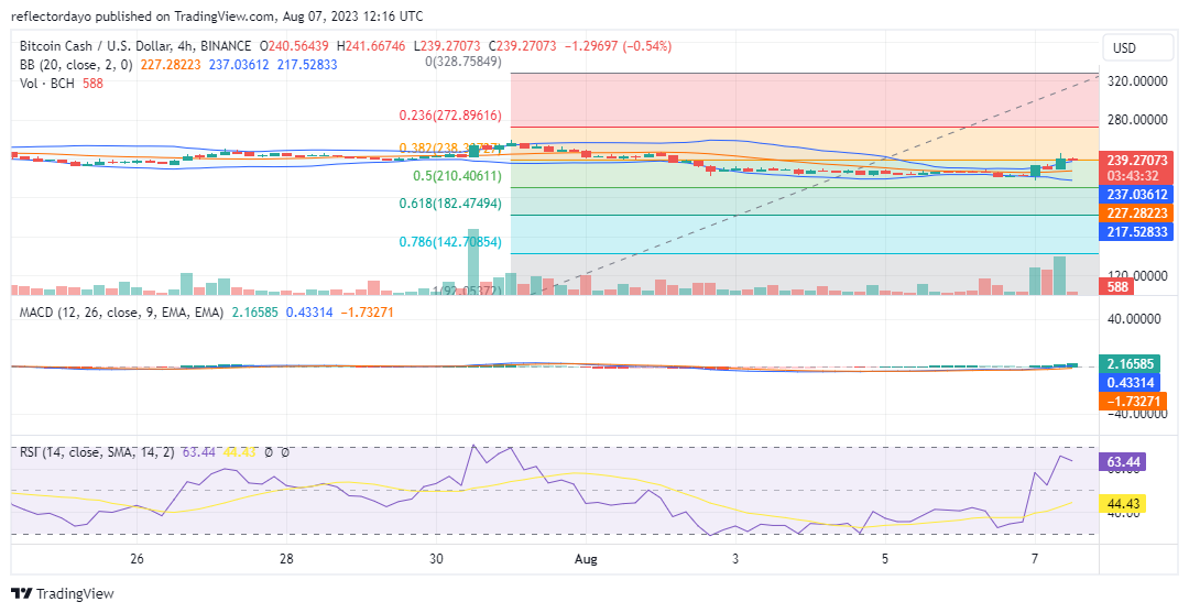 Bitcoin Cash (BCH/USD) May Have Found a Solid Ground Around the $220 Price Level