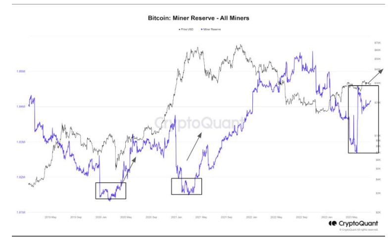 Bitcoin miners action