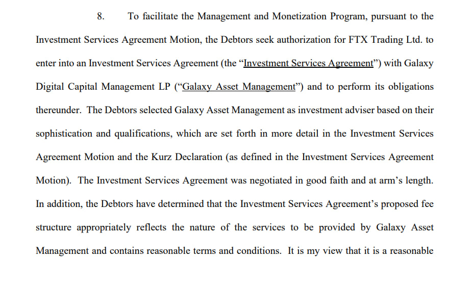 Screenshot from the court document