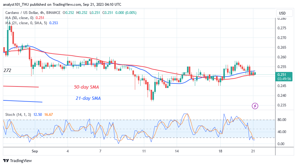 Cardano Remains Range-Bound as Bulls Defend the $0.23 Low