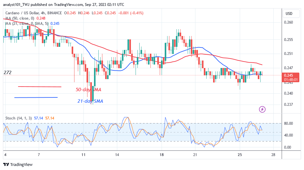 Cardano Faces Further Drop as Bears Approach the $0.23 Low