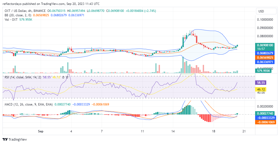 Orchid (OXT/USD) Bulls Salvage the Market at a Higher Support Level