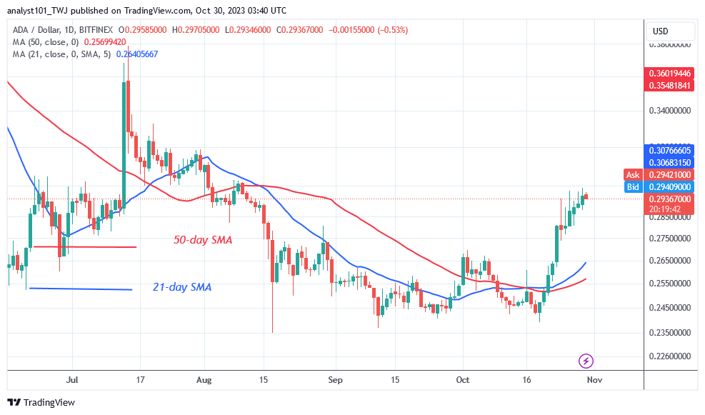    Cardano Slides after Retesting the $0.30 Resistance Zone 