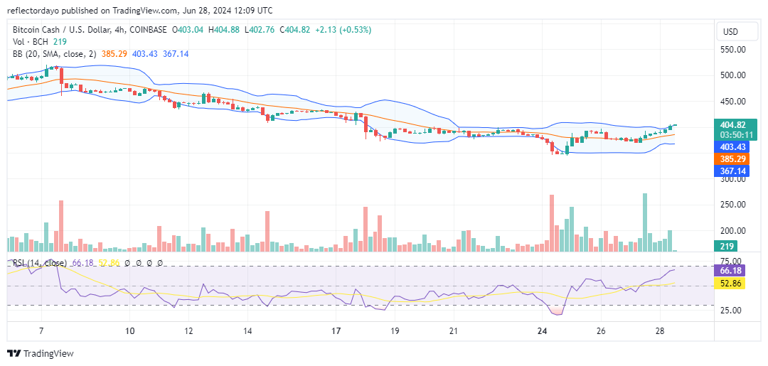 Bitcoin Cash (BCH) Bulls Charge Ahead, Can They Breach $400?