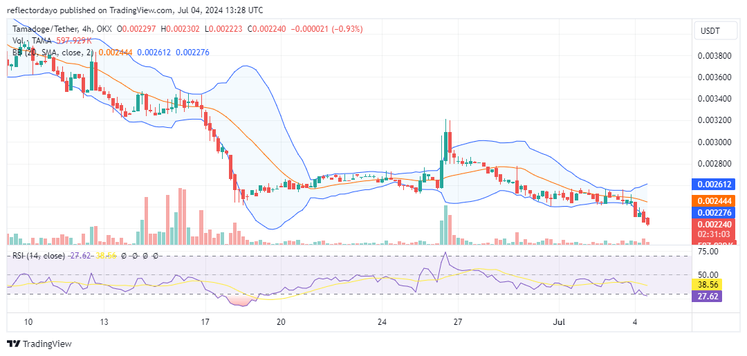 Tamadoge (TAMA/USD): Price Dips Test Support, But Breakout Potential Looms