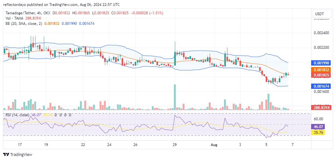 Tamadoge (TAMA/USD) Faces Temporary Setback, Buyers Reassert Control