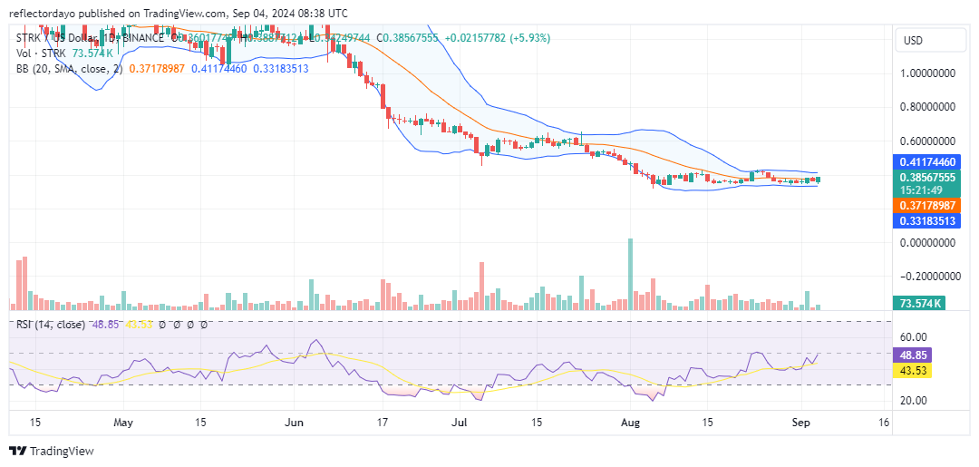 Starknet (STRK/USD) Poised for a Potential Bounce