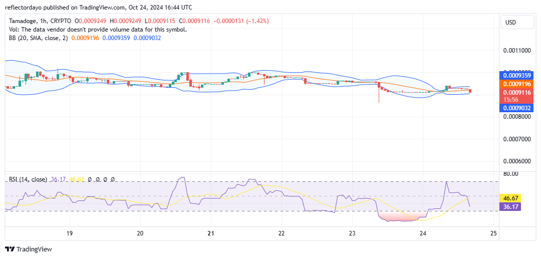 Tamadoge (TAMA/USD) Consolidates Below $0.001, Facing Key Resistance