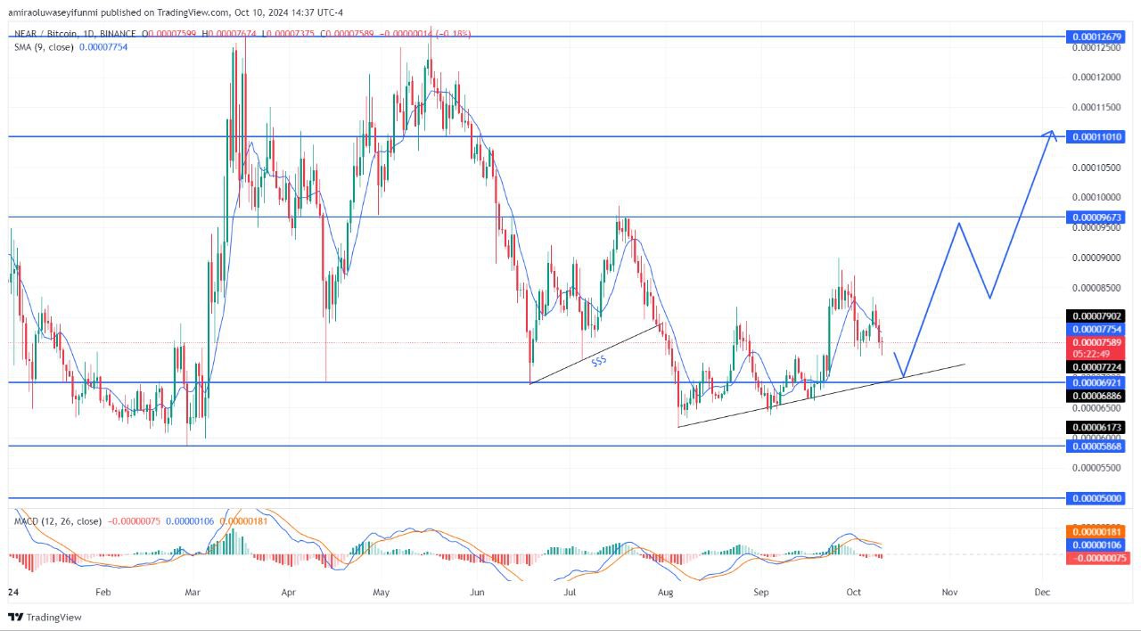 Near Protocol (NEAR/USD) Market Indicators Hints Strong Downward Trend Continuation