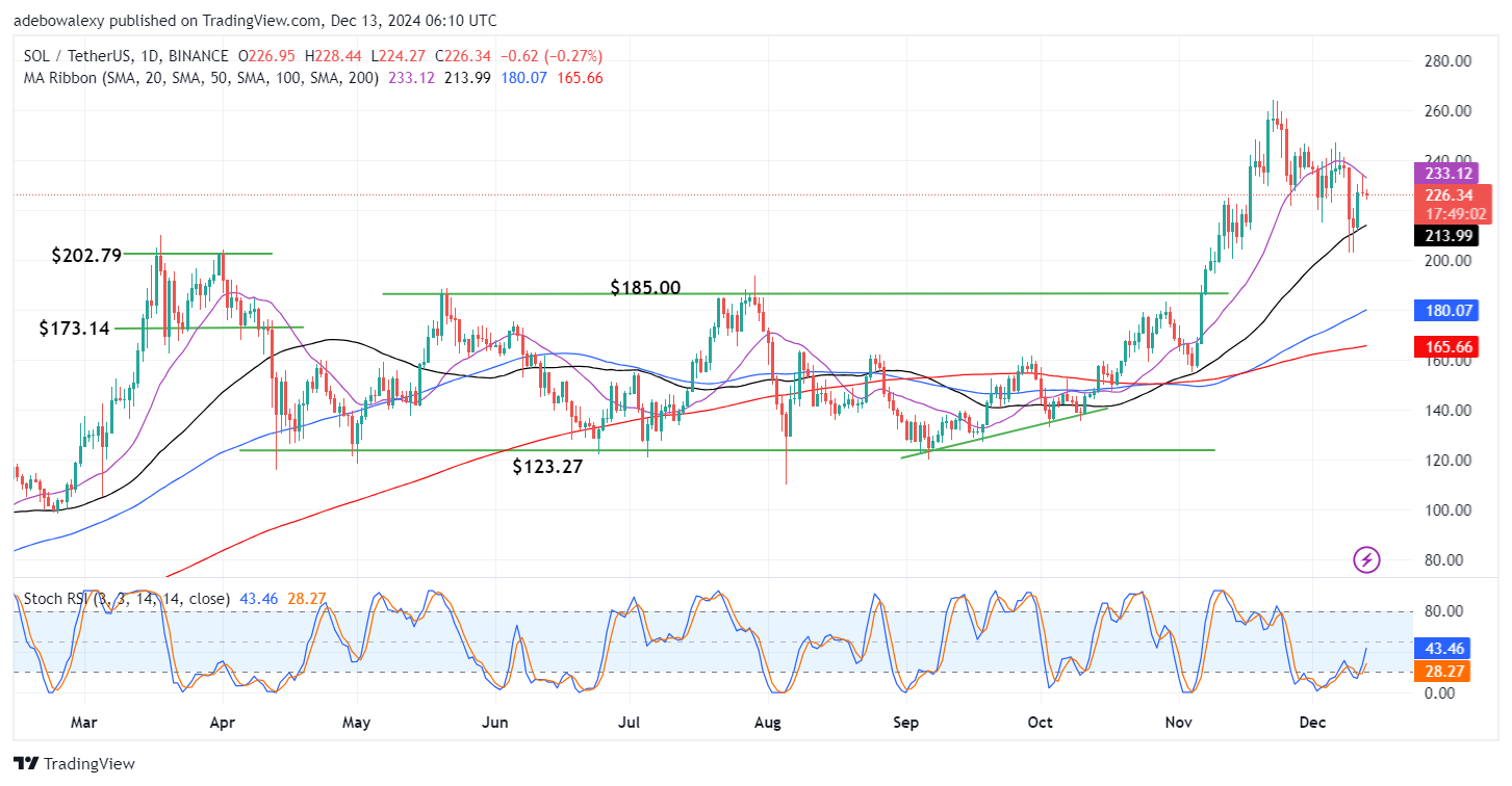 Solana (SOL) Price Prediction: SOL/USDT Bulls Lack Steam