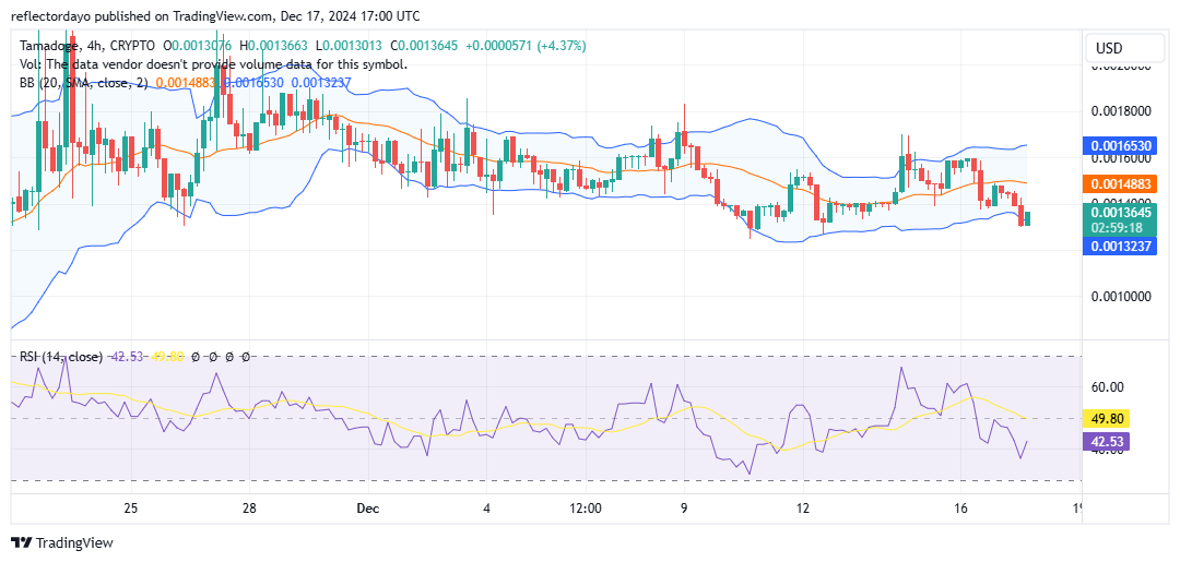 Tamadoge (TAMA/USD): The Bullish Resurgence Still Facing a Key Test