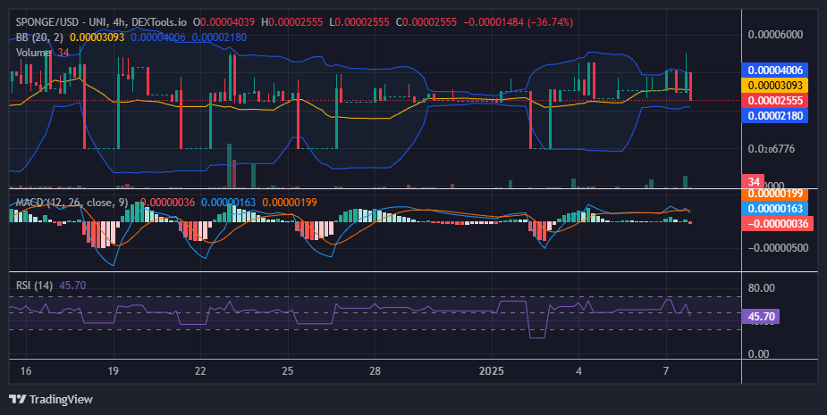 $SPONGE (SPONGE/USD) Presents Another Opportunity for Traders To Buy the Dip