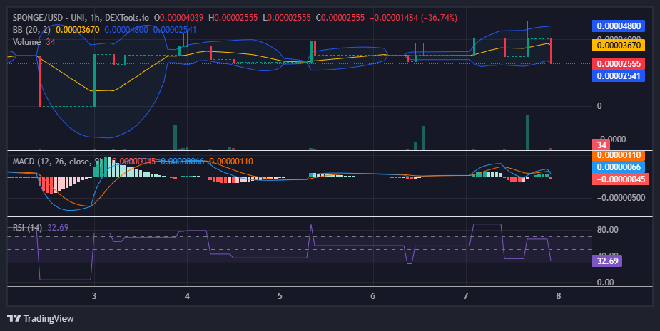 $SPONGE (SPONGE/USD) Presents Another Opportunity for Traders To Buy the Dip