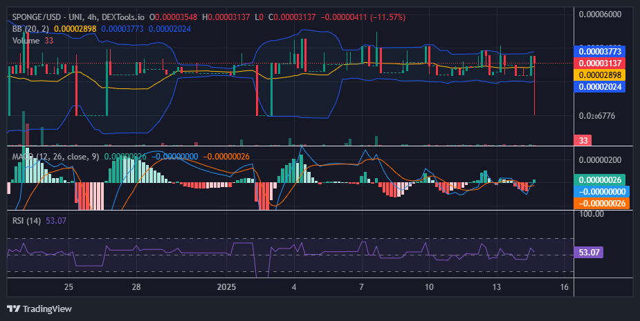 $SPONGE (SPONGE/USD): Demonstrating Resilience in a Volatile Market
