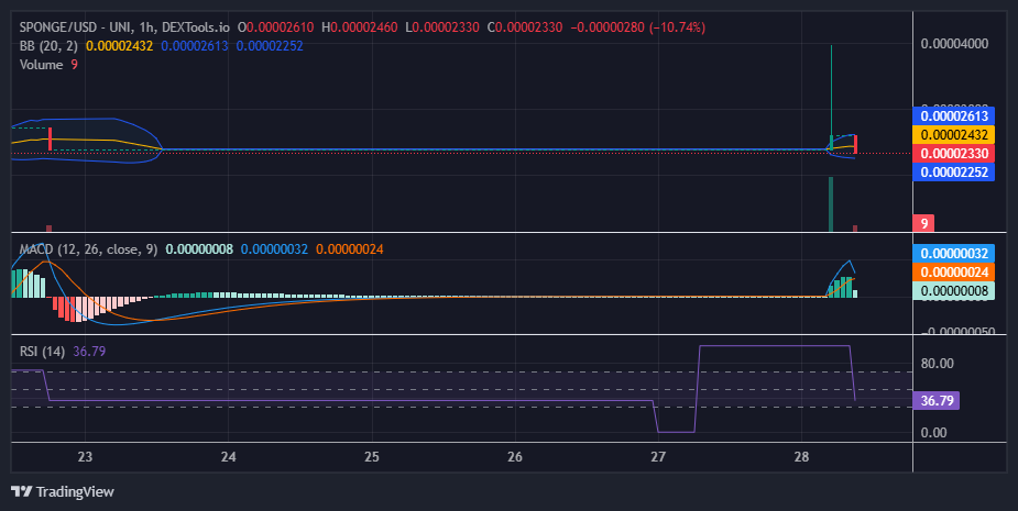 $SPONGE (SPONGE/USD): Testing the Depths