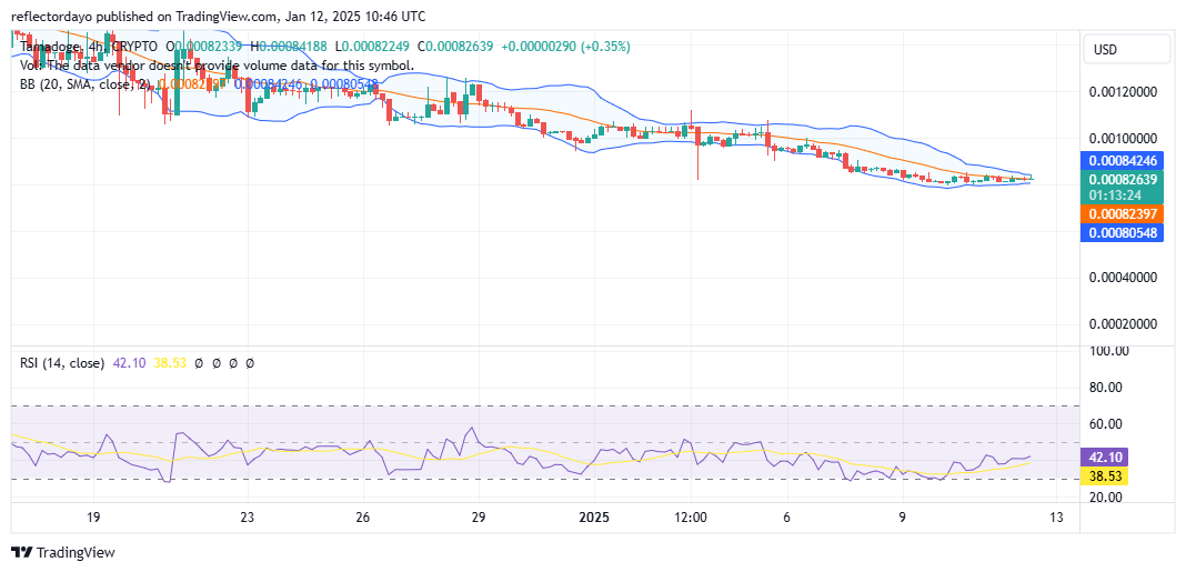 Tamadoge (TAMA/USD) Poised for a Potential Upswing