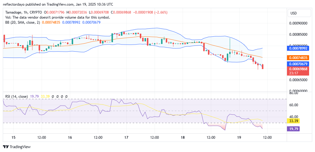 Tamadoge (TAMA/USD) Bulls Regroup At $0.0007