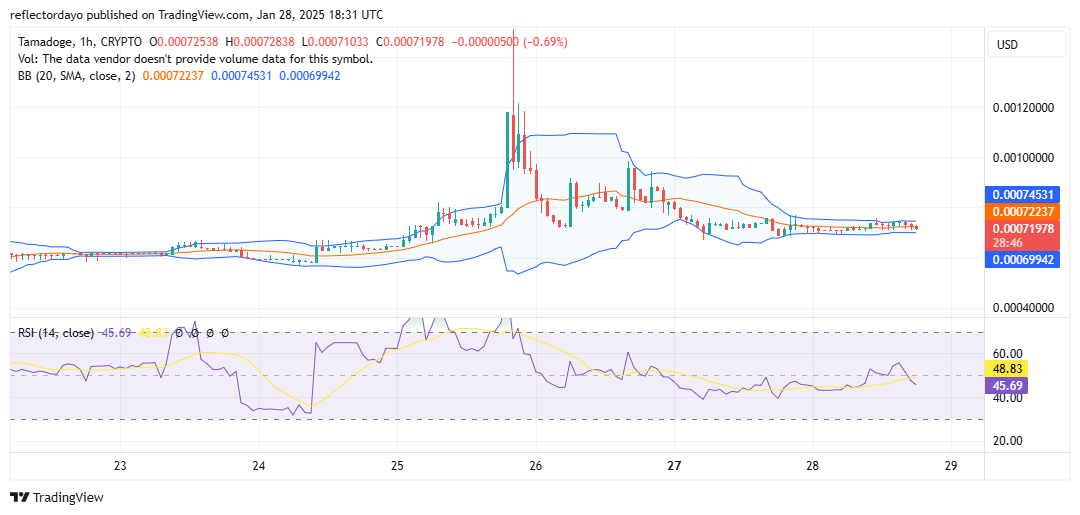 Tamadoge (TAMA/USD) Stabilizes Near $0.0007, Setting the Stage for a Potential Rebound