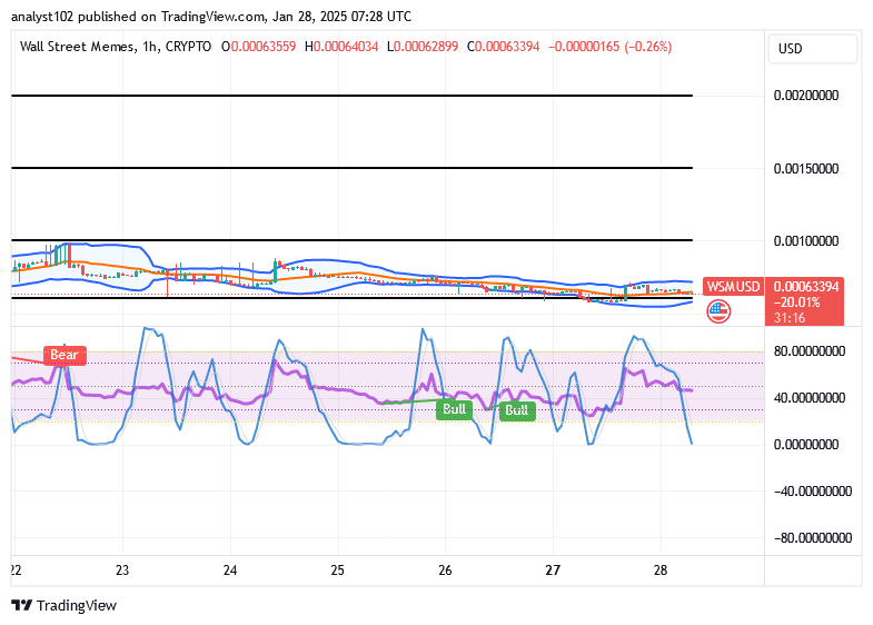 Wall Street Memes (WSM/USD) Trade Is Weak, Muscling Catalysts