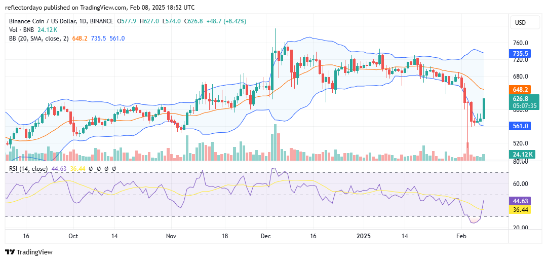 Top Trending Coins for Today, February 8: BRISE, TST, BNX, GODS and BNB