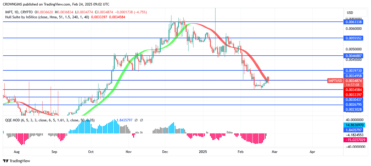 IMPTUSDT Price: Bulls Are Exerting More Pressure