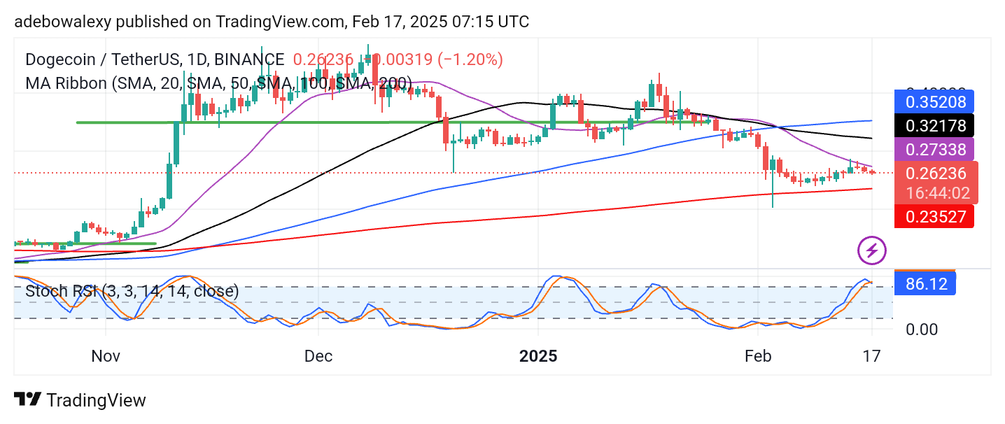 Dogecoin Price Prediction: DOGE/USDT Bulls Struggling to Find Footing