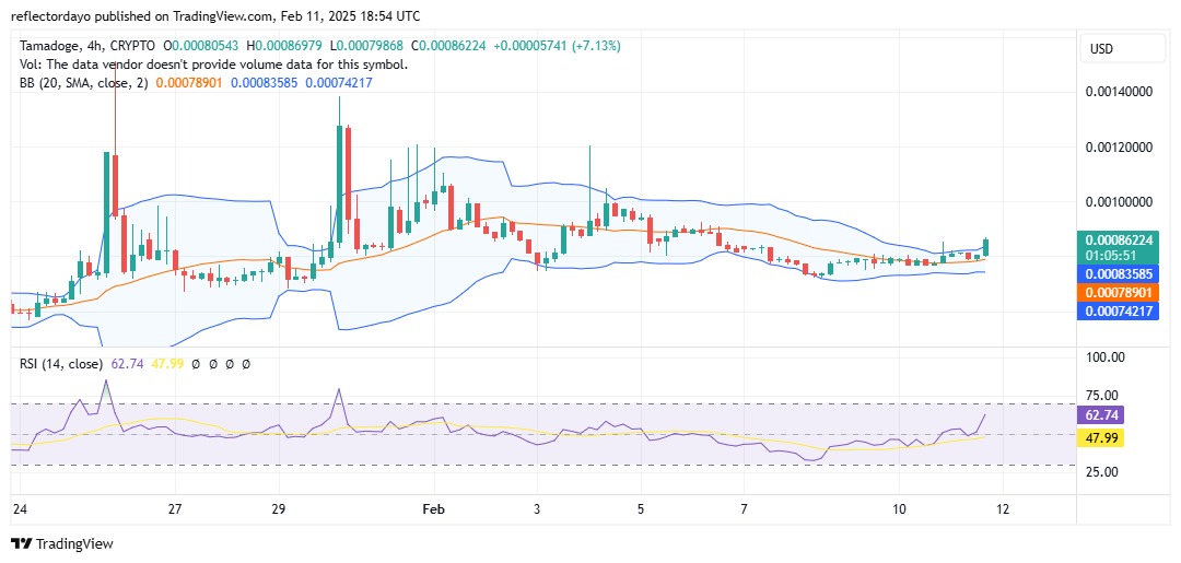 Tamadoge (TAMA/USD) Kicks Off Bullish Price Movement