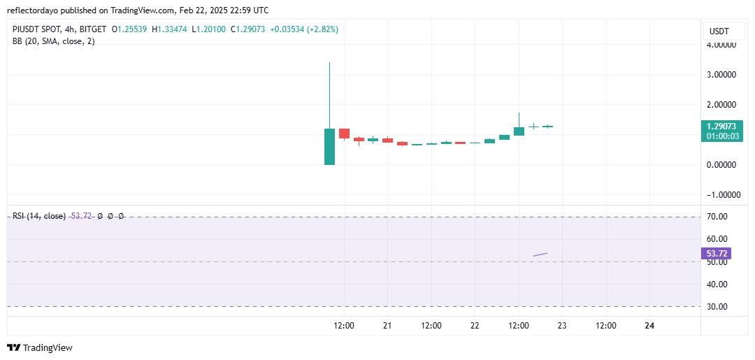 Top Trending Coins for Today, February 23: PI, PNUT, STMX, RUN and BAN