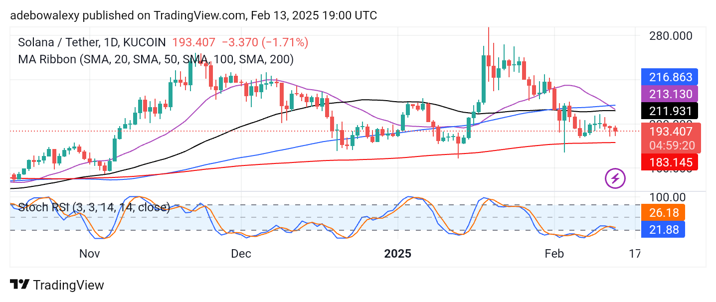 Solana (SOL) Price Prediction: SOL/USDT Poised for Further Downward Movement