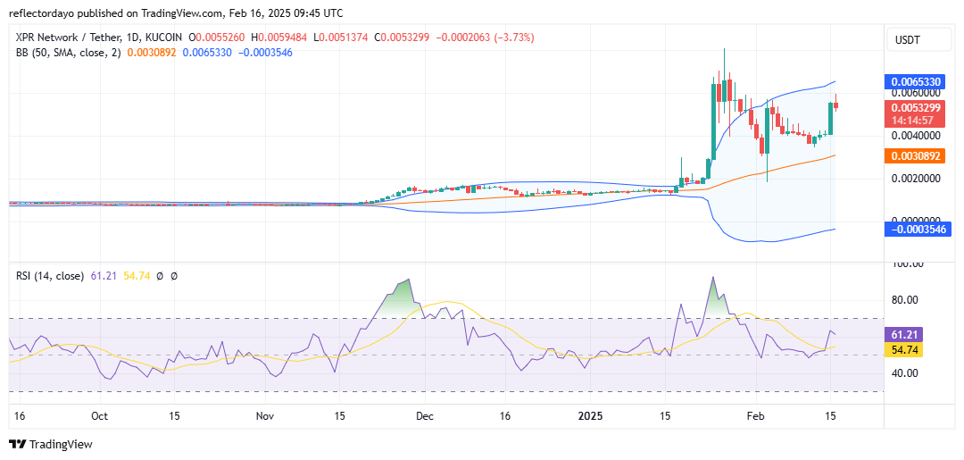 Top Trending Coins for Today, February 16: ULTIMA, XCN, STRK, STPT and XPR