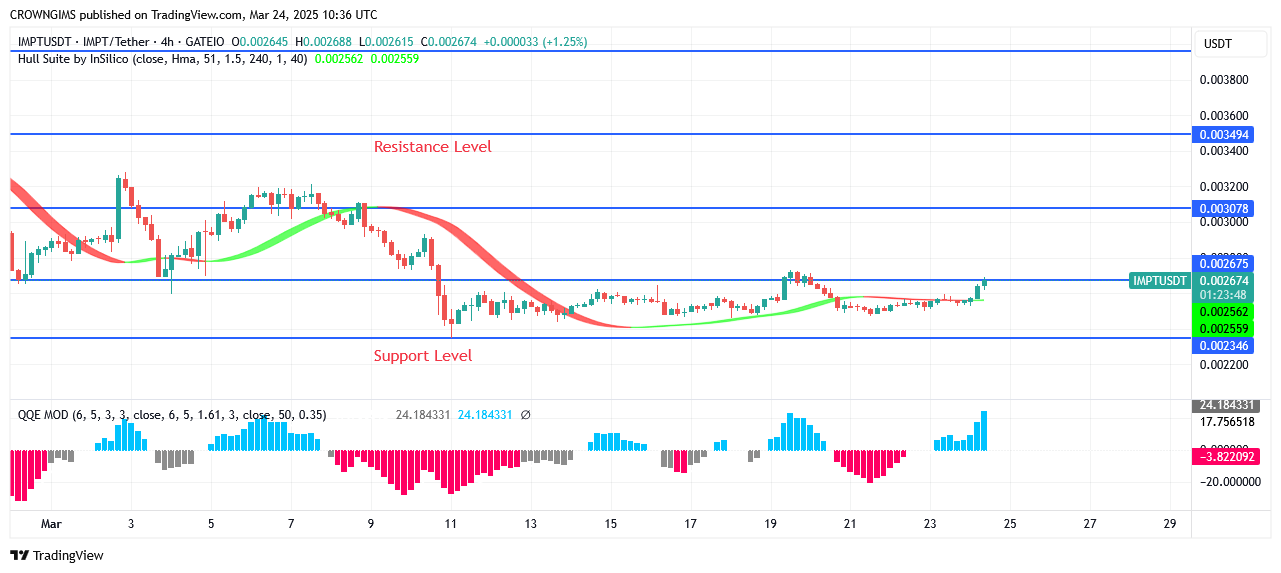 IMPTUSDT Price: Demand Is Rising