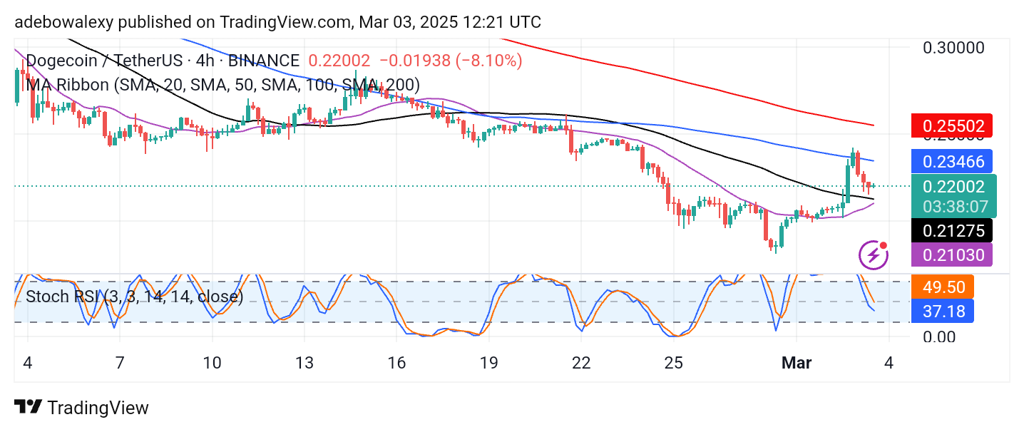 Dogecoin (DOGE) Price Prediction: DOGE/USDT Stabilizes Above the $0.2000 Price Level