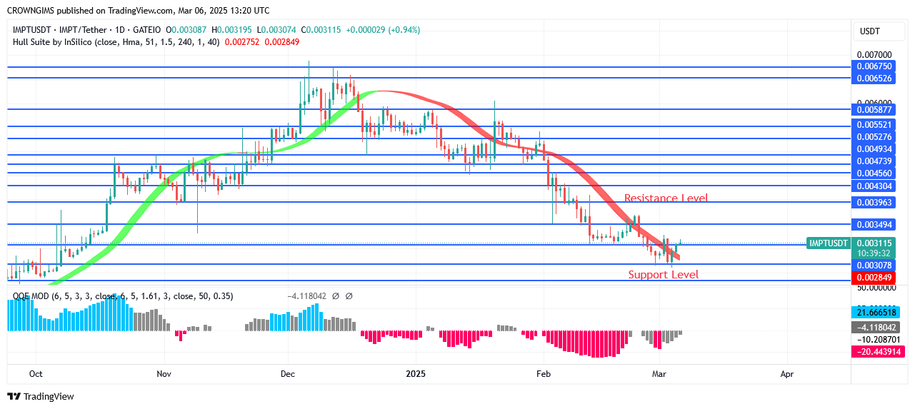 IMPTUSDT Price: Buyers Are in Control of Market