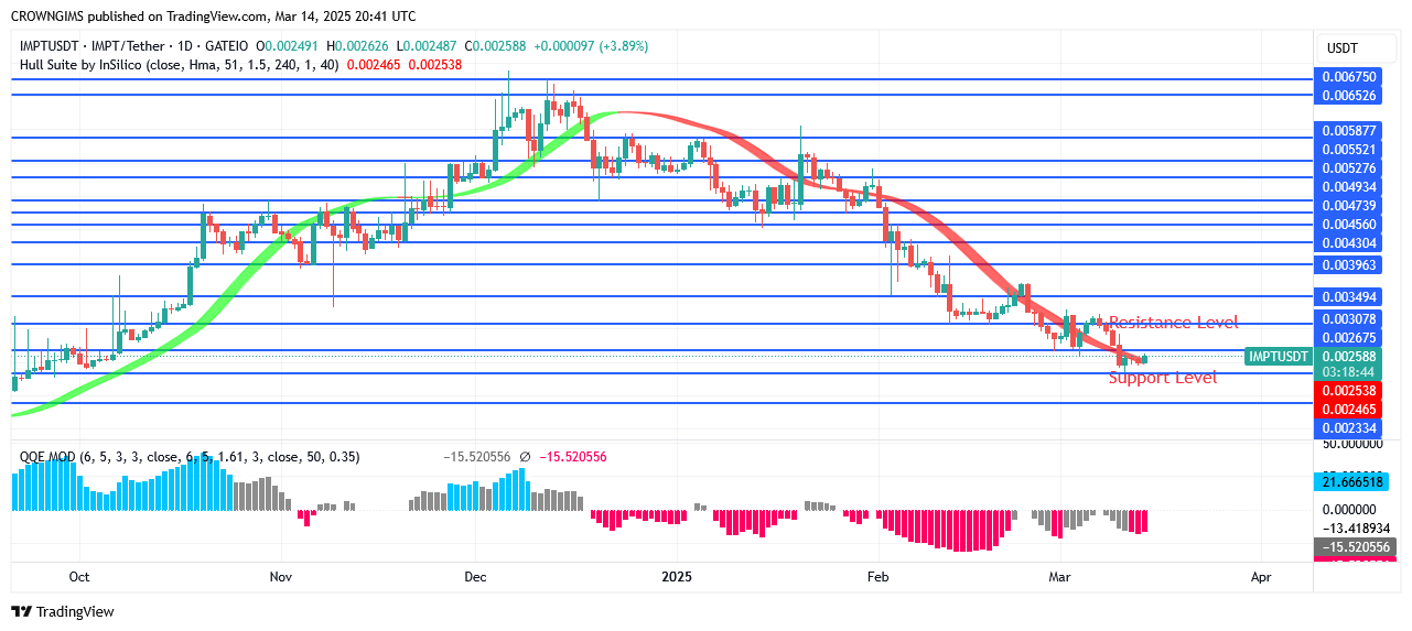 IMPTUSDT Price: Bulls Are Gathering Momentum