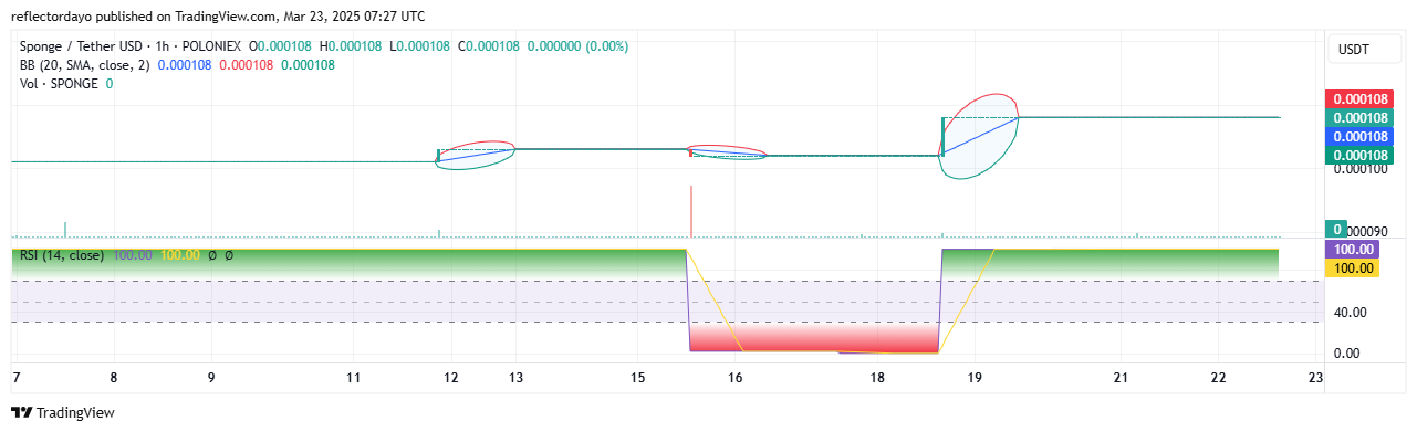 SPONGE/USD ($SPONGE) Breaks Out; Price Reaching Out to $0.00011
