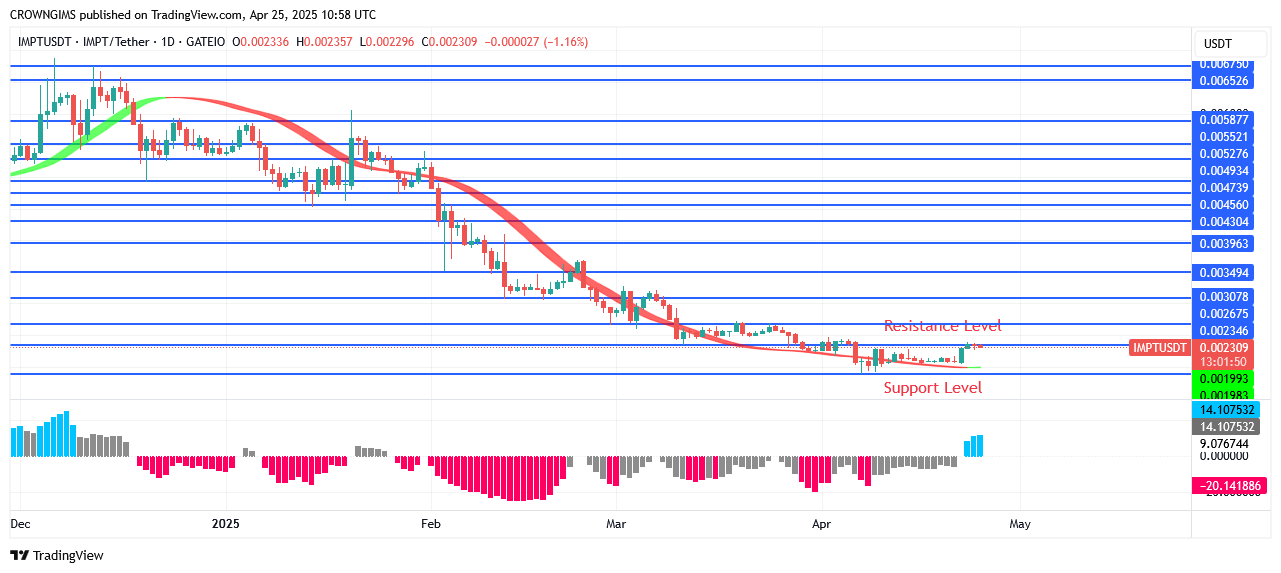 IMPTUSDT Price: More Customers Join at $0.0024 Level