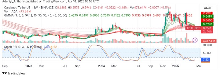 Cardano (ADA/USDT) Faces Decision Point: Relief Rally or Deeper Consolidation