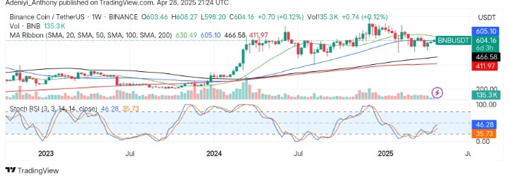 BNB (BNB/USDT) Approaches a Pivotal Crossroad as Bulls Seek Control