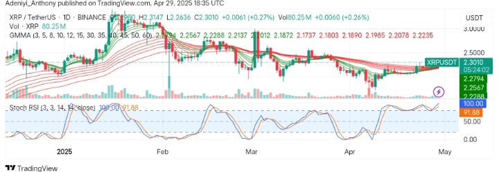 XRP (XRP/USDT) Hints at a Potential Bullish Continuation