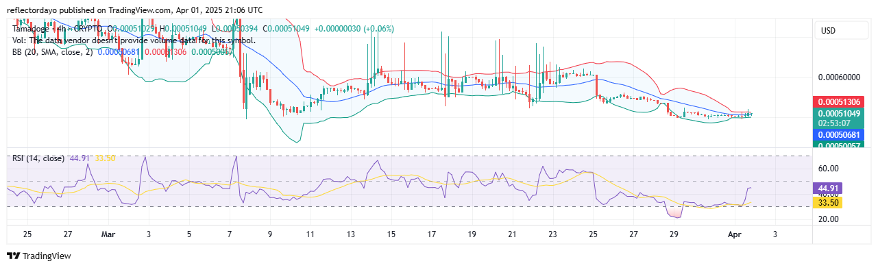 TAMA/USD: Tamadoge Prepares for a Strong Rebound from the $0.0005 Support Zone