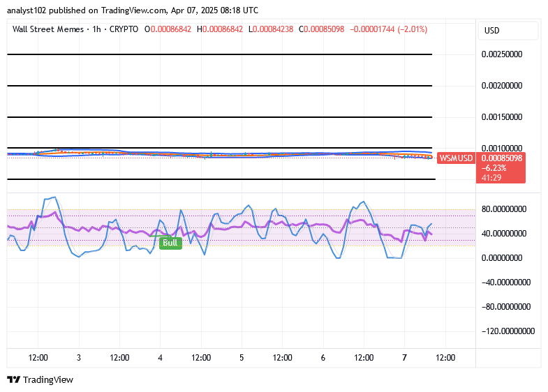 Wall Street Memes (WSM) Prices Hold Stances, Muscling Bounces