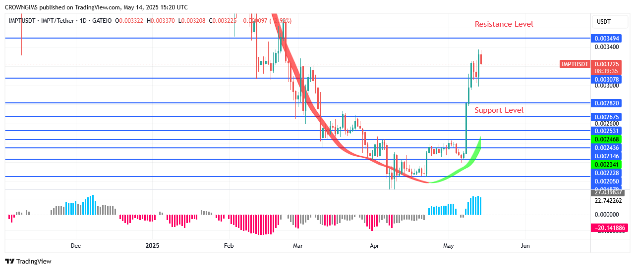 IMPTUSDT Price Increase Once More