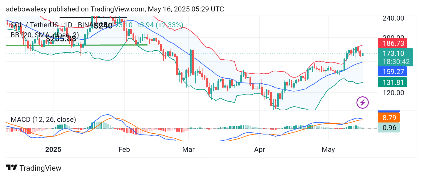Solana (SOL) Price Prediction: SOL/USDT Starts a Bounce Above $170