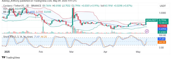 Cardano (ADA/USDT) Shows Early Signs of a Potential Reversal